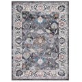 Pisos 8 x 11 ft. Istanbul Border Area Rug, Gray PI1707148